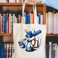 Cool Rabbit Baseball Easter Men Boy Toddler Kid Canvas Tote Bag