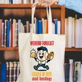 Cute Baseball Fan Weekend Forecast Change Of Beer And Hotdog Canvas Tote Bag Cute Baseball Fan Weekend Forecast Change Of Beer And Hotdog Canvas Tote Bag