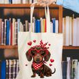 Dachshund Valentines Day Wiener Dog Lover Weenie Heart Raglan Baseball Tee Canvas Tote Bag Dachshund Valentines Day Wiener Dog Lover Weenie Heart Raglan Baseball Tee Canvas Tote Bag
