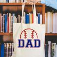 Dad Of Rookie 1st Birthday Baseball Boy Family Matching Canvas Tote Bag