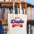 Dada Rookie Of Year 1st Birthday Baseball Theme Matching Canvas Tote Bag Dada Rookie Of Year 1st Birthday Baseball Theme Matching Canvas Tote Bag
