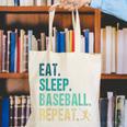 Eat Sleep Baseball Repeat Baseball Player Baseball Canvas Tote Bag Eat Sleep Baseball Repeat Baseball Player Baseball Canvas Tote Bag