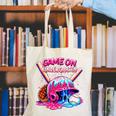 Game Kindergarten Baseball Ice Cream Drip On Back To School Canvas Tote Bag