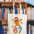 Gingerbread Six Seven 67 Ice Cream Drip Baseball Canvas Tote Bag Gingerbread Six Seven 67 Ice Cream Drip Baseball Canvas Tote Bag