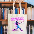 Your Girlfriend Likes My Swing Baseball Quote Boys Men Canvas Tote Bag Your Girlfriend Likes My Swing Baseball Quote Boys Men Canvas Tote Bag