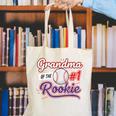Grandparent Grandma Of The 1 Rookie Baseball Canvas Tote Bag Grandparent Grandma Of The 1 Rookie Baseball Canvas Tote Bag
