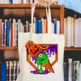 Halloween Baseball Ice Cream Drip Boys Girls Youth Canvas Tote Bag Halloween Baseball Ice Cream Drip Boys Girls Youth Canvas Tote Bag