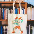 Halloween Baseball Skeleton Ice Cream Drip Baseball Boys Kid Canvas Tote Bag