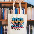 Happy 100 Days Of School Baseball Drip For Kids Teachers Canvas Tote Bag Happy 100 Days Of School Baseball Drip For Kids Teachers Canvas Tote Bag