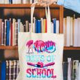 Happy 100 Days Of School Game Day Baseball Ice Cream Drip Canvas Tote Bag Happy 100 Days Of School Game Day Baseball Ice Cream Drip Canvas Tote Bag