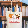 Happy Valentine’s Day Basketball Football Baseball Hearts Canvas Tote Bag Happy Valentine’s Day Basketball Football Baseball Hearts Canvas Tote Bag