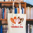 Happy Valentines Day Shirt Boys Basketball Baseball Football Canvas Tote Bag