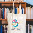I Hit 100 Days Of School Baseball Ice Cream Drip Boys Girls Canvas Tote Bag I Hit 100 Days Of School Baseball Ice Cream Drip Boys Girls Canvas Tote Bag