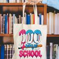 HUGvyn 100 Days Of School Baseball Ice Cream Teacher Student Canvas Tote Bag HUGvyn 100 Days Of School Baseball Ice Cream Teacher Student Canvas Tote Bag