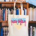 Ice Cream Baseball Cone Dripping Sprinkles Kids Boys Summer Premium Tri-Blend Canvas Tote Bag Ice Cream Baseball Cone Dripping Sprinkles Kids Boys Summer Premium Tri-Blend Canvas Tote Bag