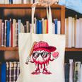 Ice Cream Drip Baseball Valentine's Day Spots Baseball Drip Canvas Tote Bag Ice Cream Drip Baseball Valentine's Day Spots Baseball Drip Canvas Tote Bag
