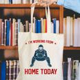 I'm Working From Home Today Baseball Lover Men Women Canvas Tote Bag I'm Working From Home Today Baseball Lover Men Women Canvas Tote Bag