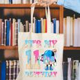 It's My 11th Birthday Baseball Ice Cream Drip Theme Canvas Tote Bag