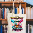 It's My 6733 Days Of School Baseball Ice Cream Dripping Canvas Tote Bag It's My 6733 Days Of School Baseball Ice Cream Dripping Canvas Tote Bag