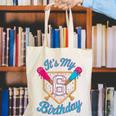 It's My 6th Birthday Baseball Fan Fun Party Celebration Canvas Tote Bag It's My 6th Birthday Baseball Fan Fun Party Celebration Canvas Tote Bag