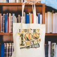 I Just Hit 100 Days Of School Baseball Teacher Student Retro Canvas Tote Bag