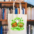 Kids St Patricks Day Shamrock Basketball Baseball Football Canvas Tote Bag