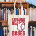 Kids Stealing Hearts Like I Steal Bases Cute Baseball Boys Canvas Tote Bag Kids Stealing Hearts Like I Steal Bases Cute Baseball Boys Canvas Tote Bag