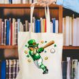 Leprechaun Play Baseball St Patrick's Day Men Kid Boys Canvas Tote Bag Leprechaun Play Baseball St Patrick's Day Men Kid Boys Canvas Tote Bag