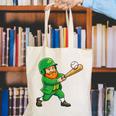 Leprechaun Playing Baseball St Patricks Day Men Boys Kids Canvas Tote Bag Leprechaun Playing Baseball St Patricks Day Men Boys Kids Canvas Tote Bag
