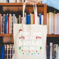 Most Likely To Play Baseball With Santa Christmas Matching Canvas Tote Bag Most Likely To Play Baseball With Santa Christmas Matching Canvas Tote Bag
