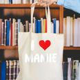 I Love Mamie Heart Grandma Grandmother Grandparent Raglan Baseball Tee Canvas Tote Bag I Love Mamie Heart Grandma Grandmother Grandparent Raglan Baseball Tee Canvas Tote Bag