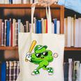 Lucky Shamrock Playing Baseball St Patrick's Kids Boys Canvas Tote Bag Lucky Shamrock Playing Baseball St Patrick's Kids Boys Canvas Tote Bag