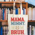 Mama Mommy Mom Bruh Baseball For Women Grandma Mother's Day Canvas Tote Bag