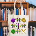Mardi Gras Baseball Coquette Bow Fat Tuesday Parade Girls Canvas Tote Bag Mardi Gras Baseball Coquette Bow Fat Tuesday Parade Girls Canvas Tote Bag