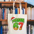 Mason 67 Christmas Ice Cream Drip Meme Six Seven Baseball Canvas Tote Bag Mason 67 Christmas Ice Cream Drip Meme Six Seven Baseball Canvas Tote Bag