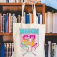 Mason 67 Ice Cream Drip Baseball Ice Cream Drip Canvas Tote Bag Mason 67 Ice Cream Drip Baseball Ice Cream Drip Canvas Tote Bag