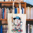 Melting Slime Sprinkle Baseball Mascot With Bat Canvas Tote Bag