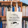 I Miss Modern Baseball Vintage Baseball Meme Tee Canvas Tote Bag I Miss Modern Baseball Vintage Baseball Meme Tee Canvas Tote Bag