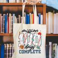 Mission 100 Days Complete Baseball 100th Day Of School Boys Canvas Tote Bag Mission 100 Days Complete Baseball 100th Day Of School Boys Canvas Tote Bag