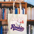 Nana Rookie Of Year 1st Birthday Baseball Theme Matching Canvas Tote Bag