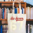 Number 67 Meme Six Seven Baseball Style Kids Boy Teen Canvas Tote Bag Number 67 Meme Six Seven Baseball Style Kids Boy Teen Canvas Tote Bag