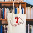 Number 7 Years Baseball 7TH Birthday Canvas Tote Bag Number 7 Years Baseball 7TH Birthday Canvas Tote Bag