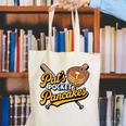 Pat's Pocket Pancakes Baseball Glove Stack Syrup Canvas Tote Bag