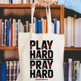 Play Hard Pray Hard Youth Boy Christian Baseball Jesus Canvas Tote Bag Play Hard Pray Hard Youth Boy Christian Baseball Jesus Canvas Tote Bag