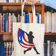 Puerto Rico Baseball Flag Player Boricua Heritage Sports Canvas Tote Bag Puerto Rico Baseball Flag Player Boricua Heritage Sports Canvas Tote Bag