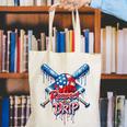 Respect The Drip Baseball American Flag Ice Cream Drip Youth Canvas Tote Bag Respect The Drip Baseball American Flag Ice Cream Drip Youth Canvas Tote Bag
