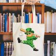 Retro Leprechaun Baseball St Patricks Day Sport Men Boy Kids Canvas Tote Bag