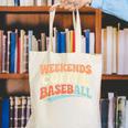 Weekends Coffee Baseball Retro Vibes Canvas Tote Bag Weekends Coffee Baseball Retro Vibes Canvas Tote Bag