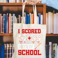 I Scored 6733 100th Days Of School Baseball Six Seven Meme Canvas Tote Bag I Scored 6733 100th Days Of School Baseball Six Seven Meme Canvas Tote Bag