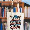 SEIS Siete Guey Baseball Drip Mexico Spanish 67 Slang Boys Canvas Tote Bag SEIS Siete Guey Baseball Drip Mexico Spanish 67 Slang Boys Canvas Tote Bag